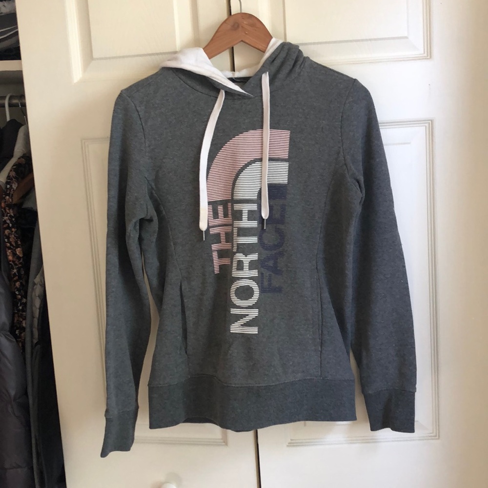 The North Face hooded sweatshirt medium